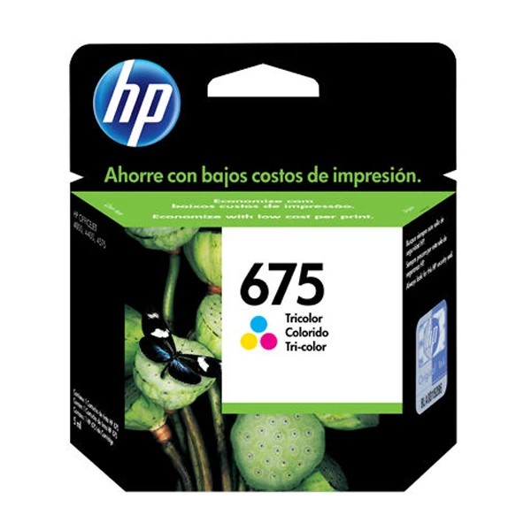 HP 675 - Color (cian, magenta, amarillo) - original - Ink Advantage - cartucho de tinta - para Officejet 4000, 4400, 4500, 4500 G510a, 4500 G510b, 4500 G510g, 4500 G510h, 4575