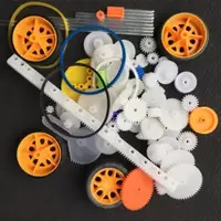 ENGRANAJES POLEAS. EJE Y RUEDAS 78pcs