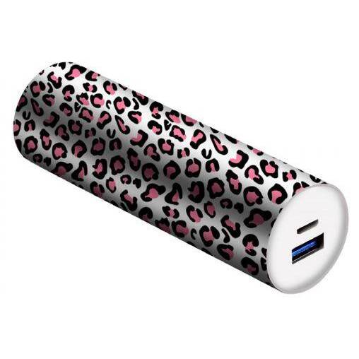 POWER BANK USB 2200 MAH DISEÑO LEOPARDO