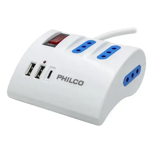ALARGADOR ELECT. MULTIPLE 3 ENCHU. 1,5M/2500W USB TIPO C/ON-OFF 2044B