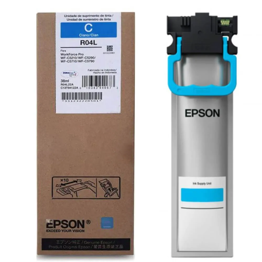BOLSA DE TINTA R04L22A 38ML CYAN