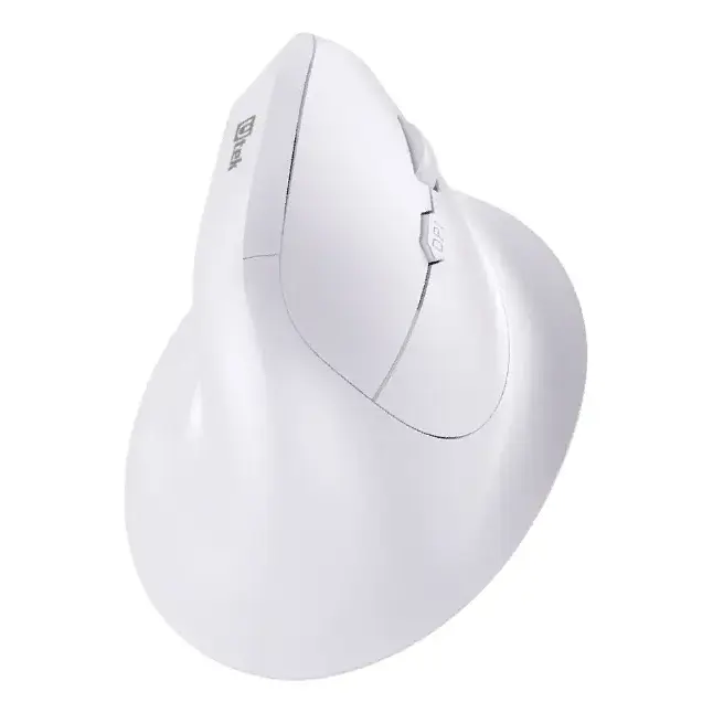 MOUSE INALAMBRICO ERGONOMICO 2,4HZ + BT/RECARGABLE BLANCO UT-MOER300R UTEK