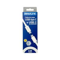 CABLE CARGA/DATOS USB C M/M 60W/3A BLANCO 2MT BL-CH600PD20 BESTLINK