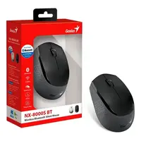 MOUSE INALAMBRICO 2,4GHZ/BLUETOOTH V5.3 SILENT NX-8080S NEGRO GENIUS