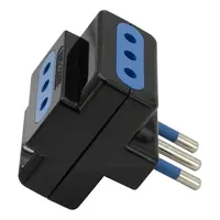 ENCHUFE TRIPLE 79311 NEGRO PHILCO