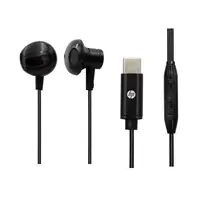 AUDIFONO ALAMBRICO USB-C IN-EAR C/MICROFONO NEGRO DHH-1126