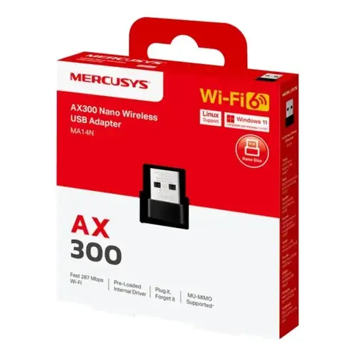 TARJETA DE RED USB NANO AX300 287 MBPS WIFI