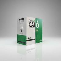 CABLE RED UTP CAT.6 UNIFILAR CJA. 100 MTS GRIS 4x2x0,52 Indoor
