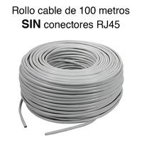 CABLE RED UTP CAT.6 UNIFILAR CJA. 100 MTS GRIS 4x2x0,52 Indoor