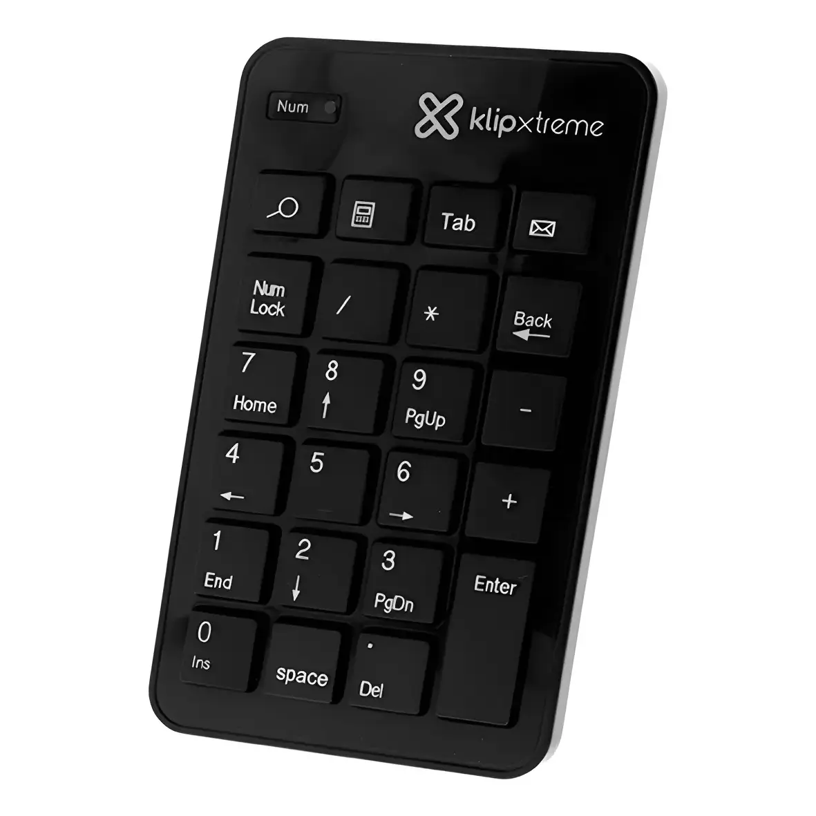 TECLADO NUMERICO INALAMBRICO ZYPHER 23 TECLAS NEGRO