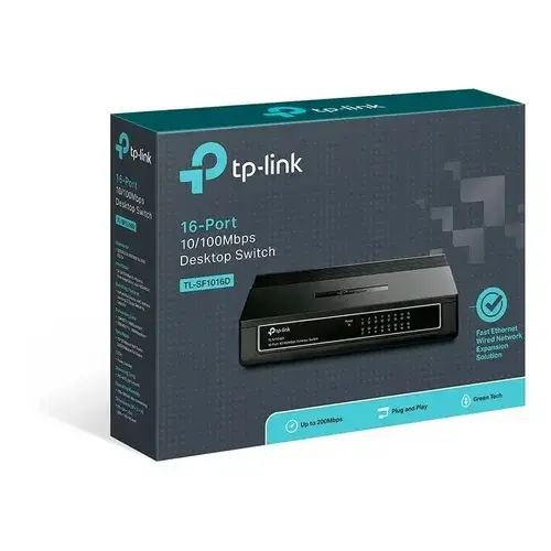 SWITCH 10/100 16P DESKTOP TL-SF1016D