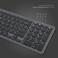 TECLADO INALAMBRICO Y BLUETOOTH MOUSEPAD