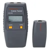 TESTER 2-RJ45 BNC PINZAS C/DISPLAY-AUDIO (pilas AAA 4 un. No incluidas)