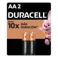 PILA ALCALINA AA  PACK 2UN (TIRA) DURACELL