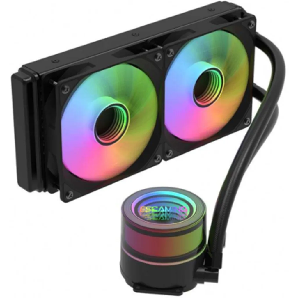 VENTILADOR CPU WATER COOLER CZ-240B-BK ARGB 240