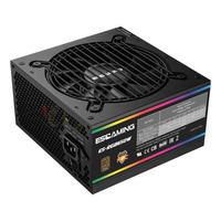 FUENTE PODER 650W/80 PLUS BRONZE CERTIFICADA ES-RGB650W ESGAMING
