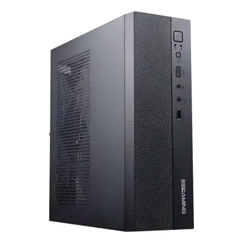 GABINETE SLIM J01 MATX / ITX / 650W USB-C/ USB 2.0/ USB 3.0/ NEGRO