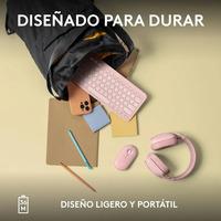 TECLADO INALAMBRICO BLUETOOTH PEBBLE KEYS 2 K380S ROSA 920-011785