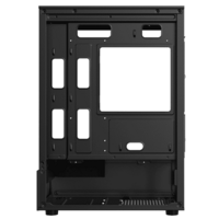 GABINETE GAMER H60-BK / 5 FAN ARGB/ 1 FAN TRASERO/ 2 ARRIBA/ 2 ABAJO/ M-ATX/ ITX/ USB 3.0/USB 2.0/AUDIO/ C REMOTO SIN FUENTE