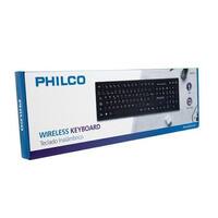 TECLADO INALAMBRICO W601N NEGRO PHILCO