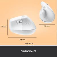 MOUSE VERTICAL LIFT ERGO INALAMBRICO BLANCO