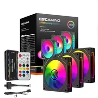 VENTILADOR EZ-A18 ARGB FAN SET 3 UNIDADES 120MM ARGB CONTROL REMOTO
