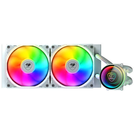 VENTILADOR CPU WATER COOLER POSEIDON  ELITE ARGB 240 BLANCO