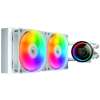 VENTILADOR CPU WATER COOLER POSEIDON  ELITE ARGB 240 BLANCO