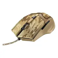 MOUSE GAMER USB OPTICO GXT-101D MILITAR 6 BOTONES/4800DPI TRUST