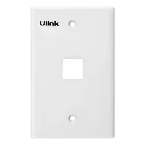 FACEPLATE RJ45/SIMPLE 120 BLANCA