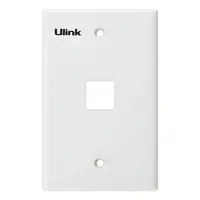 FACEPLATE RJ45/SIMPLE 120 BLANCA