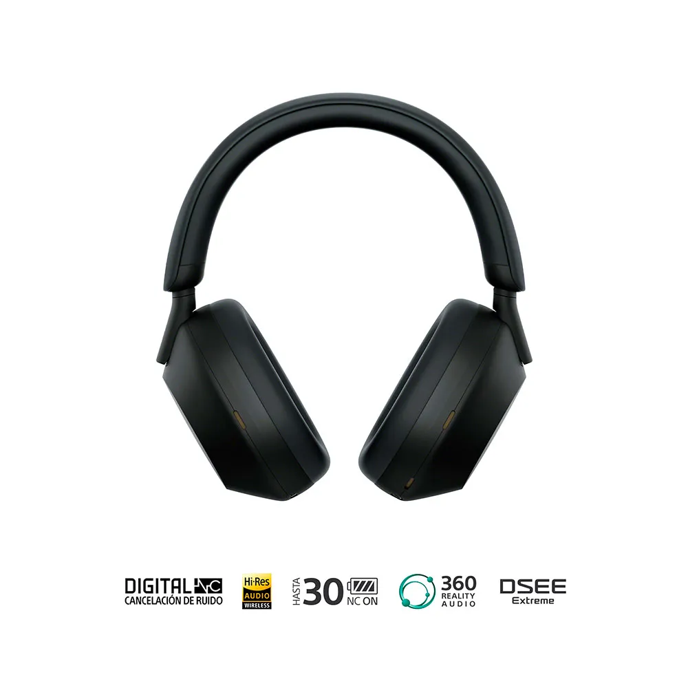 AUDIFONO BLUETOOTH C/MICROFONO Y SUPRESION DE RUIDO WH-1000XM5 NEGRO