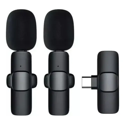 Micrófono Inalámbrico Bfk12 6h For Usb-c/ip Color Negro Borofone