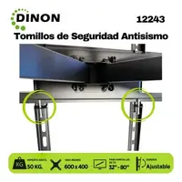 SOPORTE TV 32" A 80'" VMAX BRAZO EXTENSOR DOBLE 50Kg/VESA 600x400