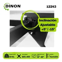 SOPORTE TV 32" A 80'" VMAX BRAZO EXTENSOR DOBLE 50Kg/VESA 600x400