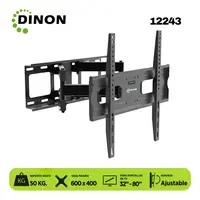 SOPORTE TV 32" A 80'" VMAX BRAZO EXTENSOR DOBLE 50Kg/VESA 600x400