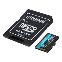 MEMORIA FLASH SD MICRO C/ADAP. SDCG4/256GB/200MBs V30 A2 KINGSTON