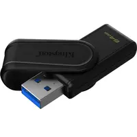 PENDRIVE USB3.2 GEN1 DATA TRAVELER EXODIA S / DTXS/64GB NEGRO KINGSTON