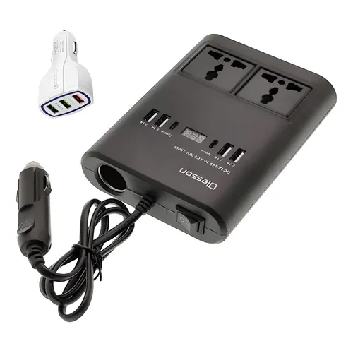 INVERSOR DE VOLTAJE 12-24 150W PARA AUTO/ZL202230183209.1/ OLESSON