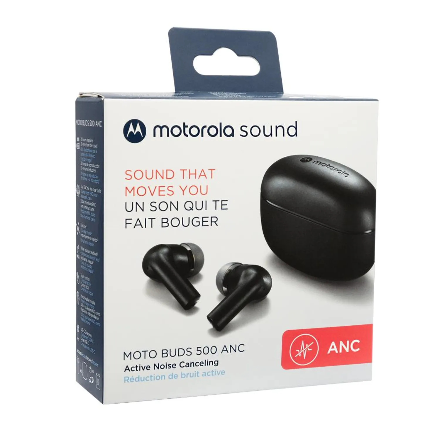 AUDIFONO BLUETOOTH BUDS 500 ANC NEGRO MOTOROLA