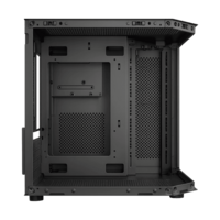 GABINETE GAMER REBEL MATX BLACK ARGB (5 FAN)  2 FAN MB/ 2 FAN ABAJO, 1 FAN TRASERO S/ FUENTE/ USB 3.0/ USB C