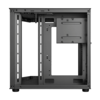 GABINETE GAMER REBEL MATX BLACK ARGB (5 FAN)  2 FAN MB/ 2 FAN ABAJO, 1 FAN TRASERO S/ FUENTE/ USB 3.0/ USB C