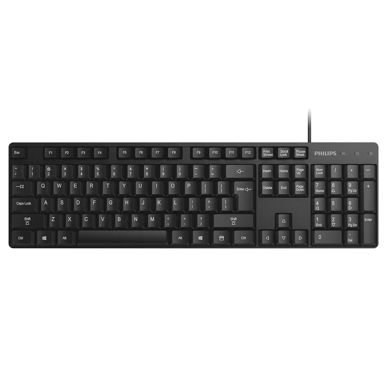 TECLADO PC USB NEGRO SPK6254 (K254) PHILIPS