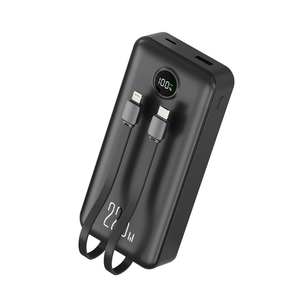 POWER BANK C/CABLES 20000MAH 22.5W BL-PB20BQC NEGRO BESTLINK
