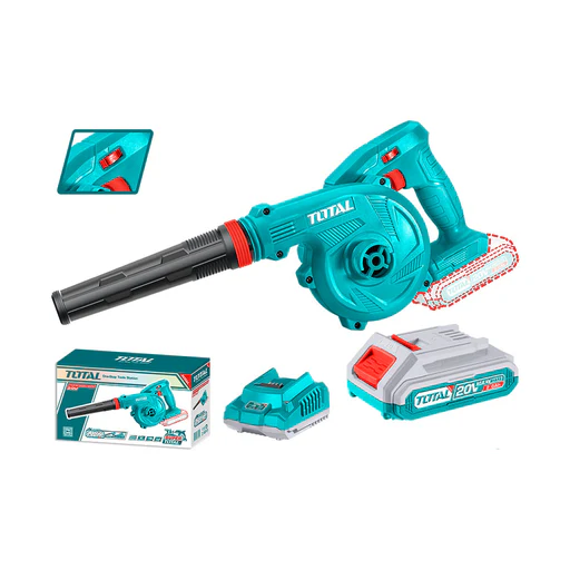 SOPLADOR INALAMBRICO BATERIA LITIO 20V/1 VELC./1 BOQUILLA (mini jet fan)