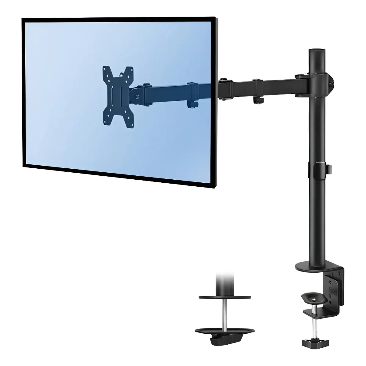 Soporte Monitor Escritorio Articulado 15"-30"  8Kg/180° Vesa 100x100 negro