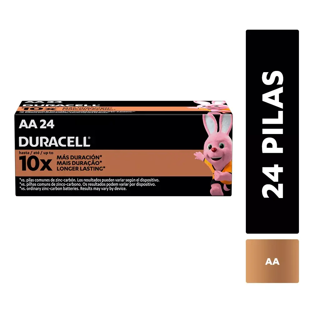 PILA ALCALINA AA PACK DE 24 UN AA24
