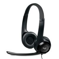 AUDIFONO CON MIC. USB H390-C NEGRO