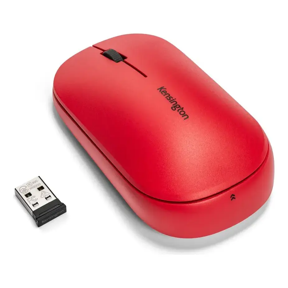 MOUSE DUAL INALAMBRICO 2.0/BTV5.0 SURETRACK ROJO K75352WW KENSINGTON 