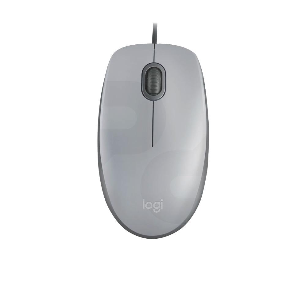 Logitech - Mouse - Wired - PLATA - M110 Silent
